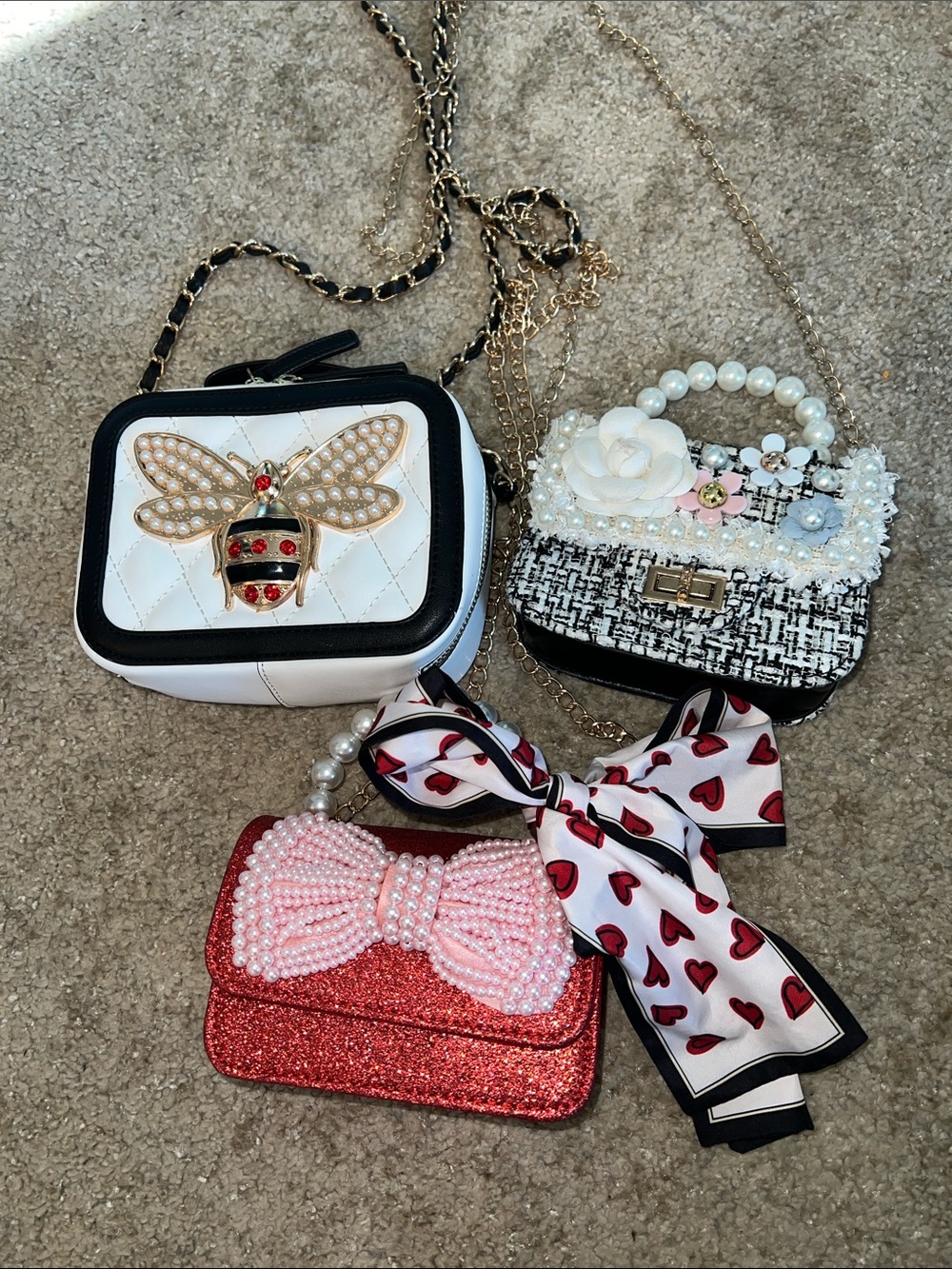 Girls Top Handle Purses
